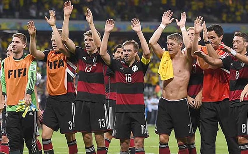 Seleção alemã - Brasil x Alemanha (Foto: Fabrice Coffrini/AFP)