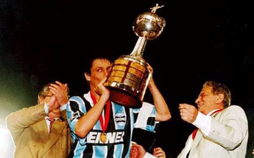 Grêmio campeão da Libertadores de 1995 (Foto: Arquivo)