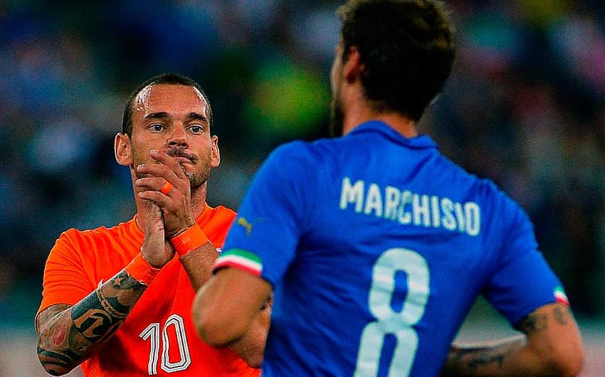 Itália x Holanda (Foto: Alberto Pizzoli/AFP)