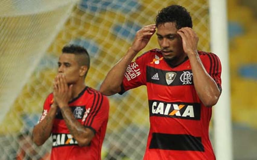 Hernane e Everton - Flamengo x Bolívar (Foto: Bruno de Lima/LANCE!Press)