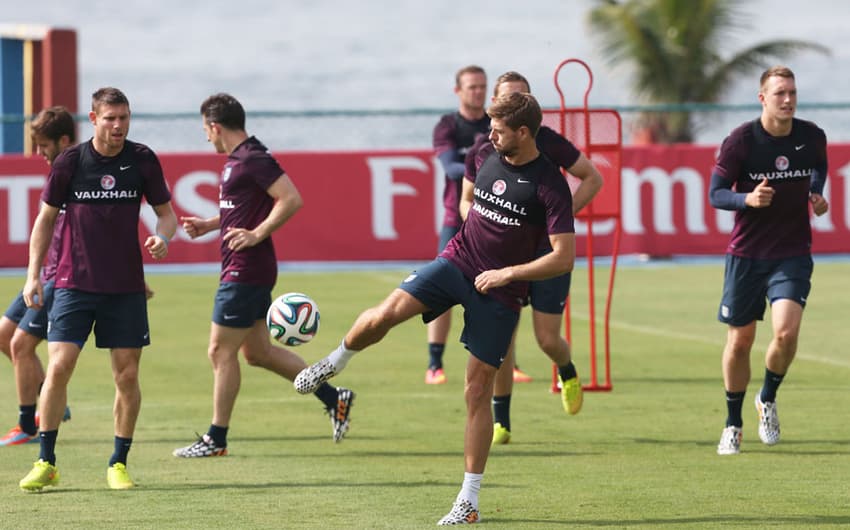 Inglaterra treinou no Rio antes de viajar para Manaus (Foto: Paulo Sérgio/LANCE!Press)
