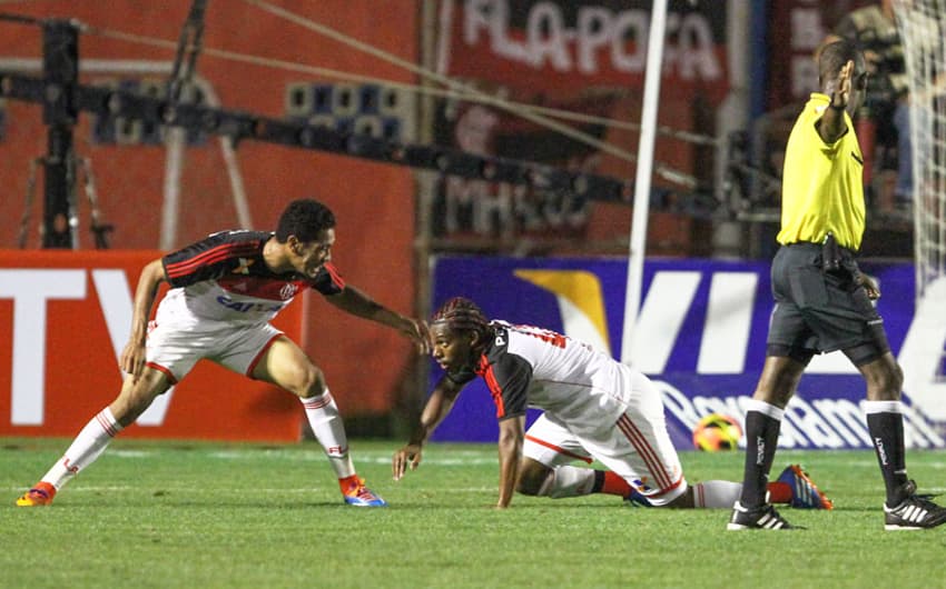 Comemoração do Flamengo - Atlético PR x Flamengo (Foto: Geraldo Bubniak/ Fotoarena)