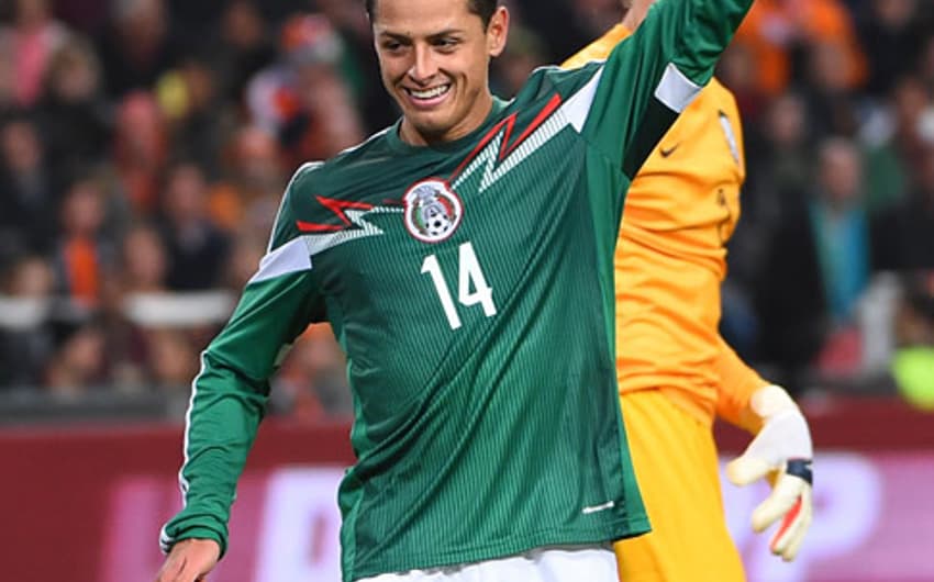 Chicharito - Holanda x México (Foto: Emmanuel Dunand/AFP)