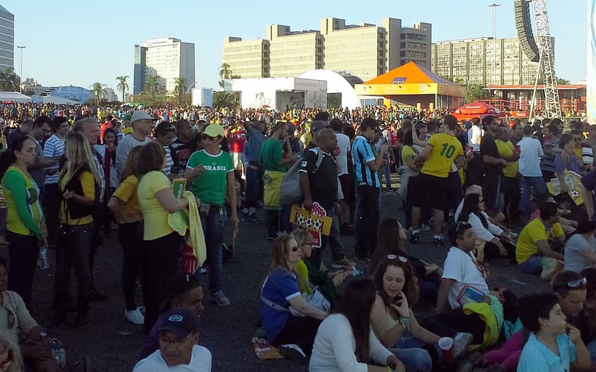 Fan Fest de Porto Alegre (Foto: Valdomiro Neto)