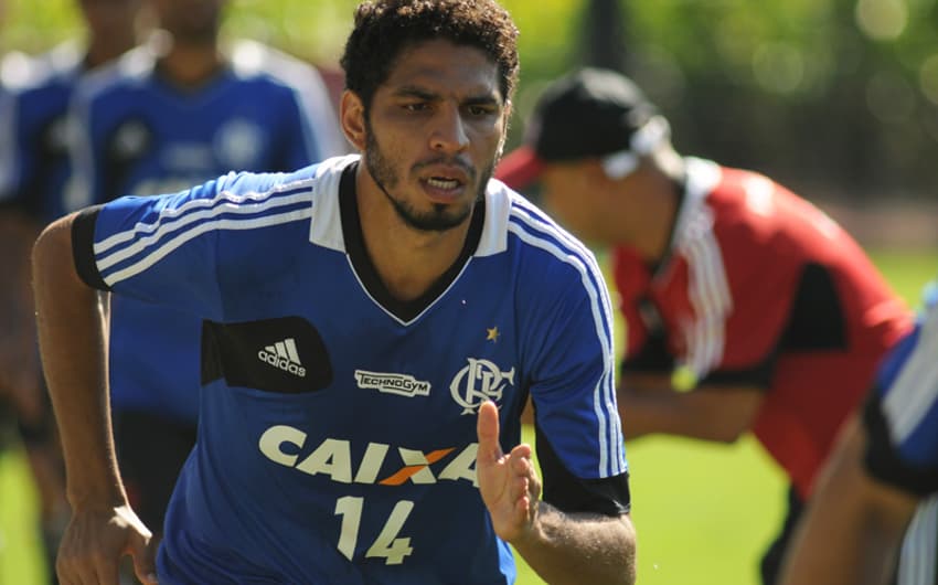 Wallace - Treino do Flamengo (Foto: Rossana Fraga/ LANCE!Press)