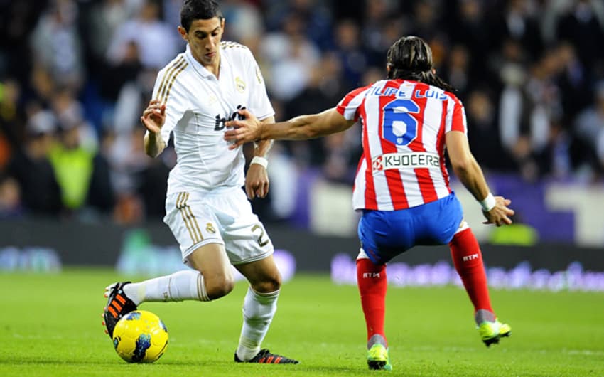 Real Madrid x Atlético de Madrid - Di Maria (Foto: Felix Ordonez/Reuters)