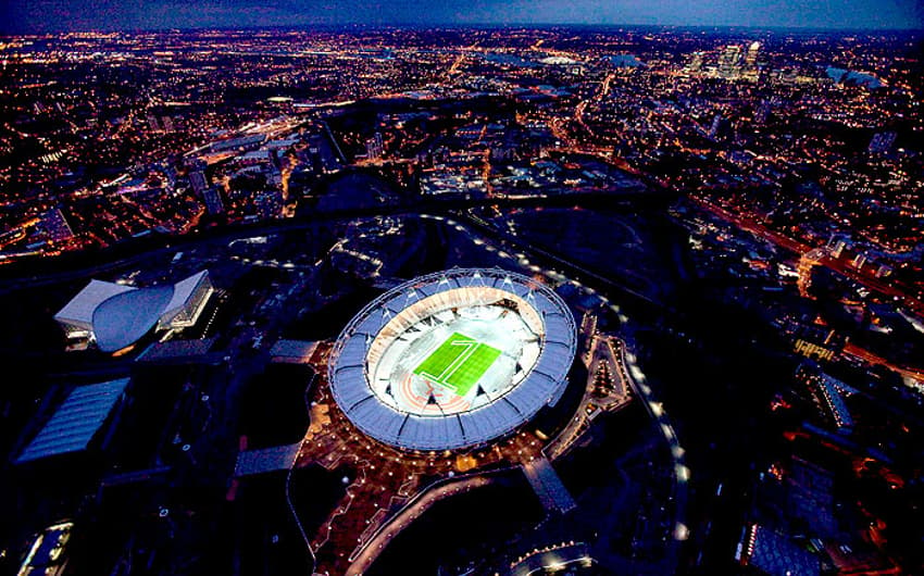 Estádio Olímpico de Londres há um ano do início dos Jogos Olímpicos (Foto: Locog/Reuters)