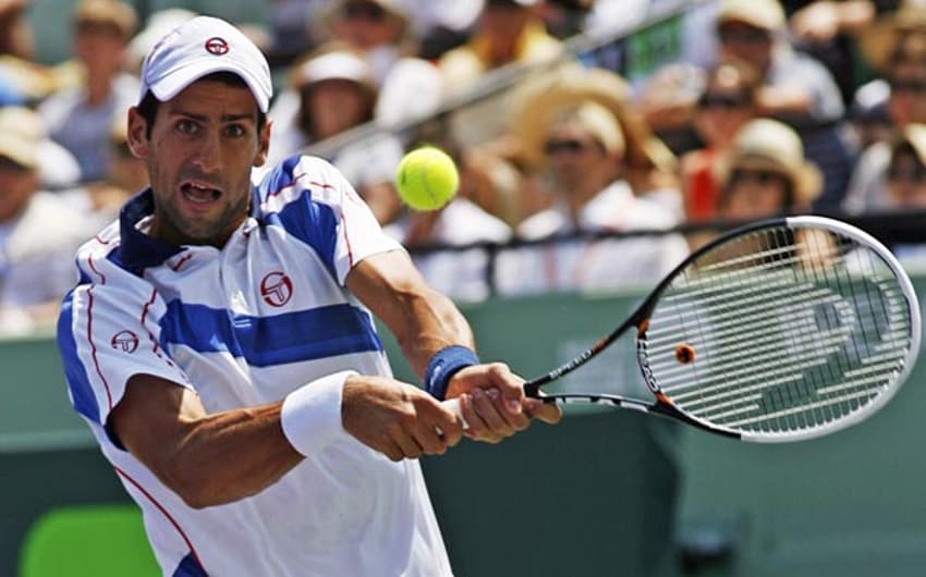 Novak Djokovic no Sony Ericsson Open (Foto: Andrew Innerarity/Reuters)