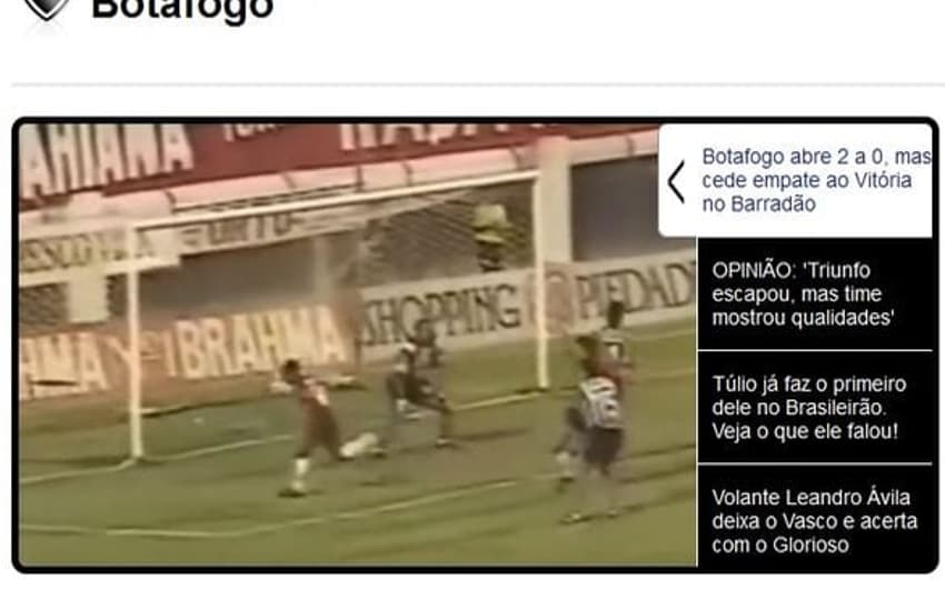 Vitória 2 x 2 Botafogo - 19/08/1995