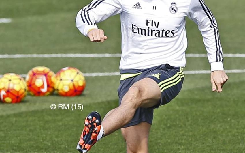 Bale vem treinando no Real, mas não enfrenta o PSG (Foto: Reprodução / Facebook)