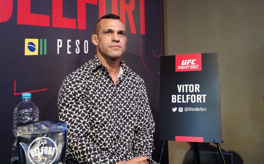 Vitor Belfort conversou com a imprensa antes do UFC São Paulo (FOTO: Luis Fernando Coutinho)
