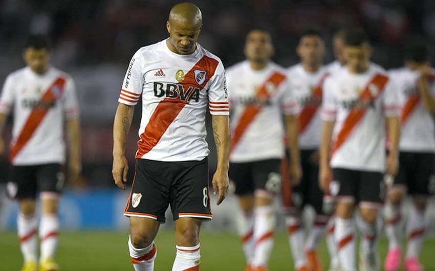 HOME - River Plate x Huracán - Copa Sul-Americana - Carlos Sanchez (Foto: Eitan Abramovich/AFP)