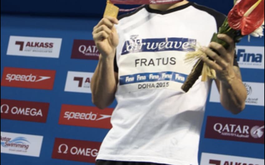 Brunu Fratus  leva ouro nos 50m Livre em Dubai-EA (Foto: Divulgação/Lancepress!)