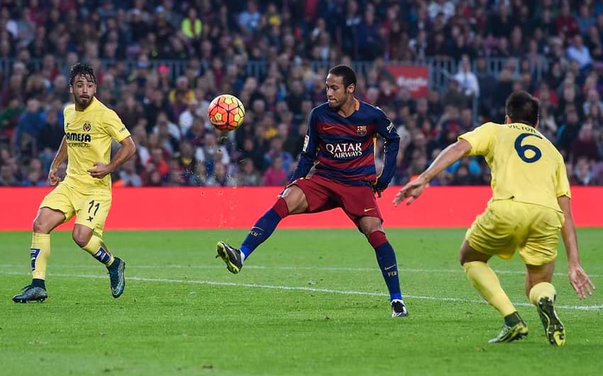 Barcelona x Villarreal (Foto: JOSEP LAGO/AFP)