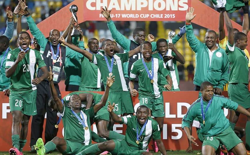 Nigéria sub-17 (Foto: Andres Pina/AFP)