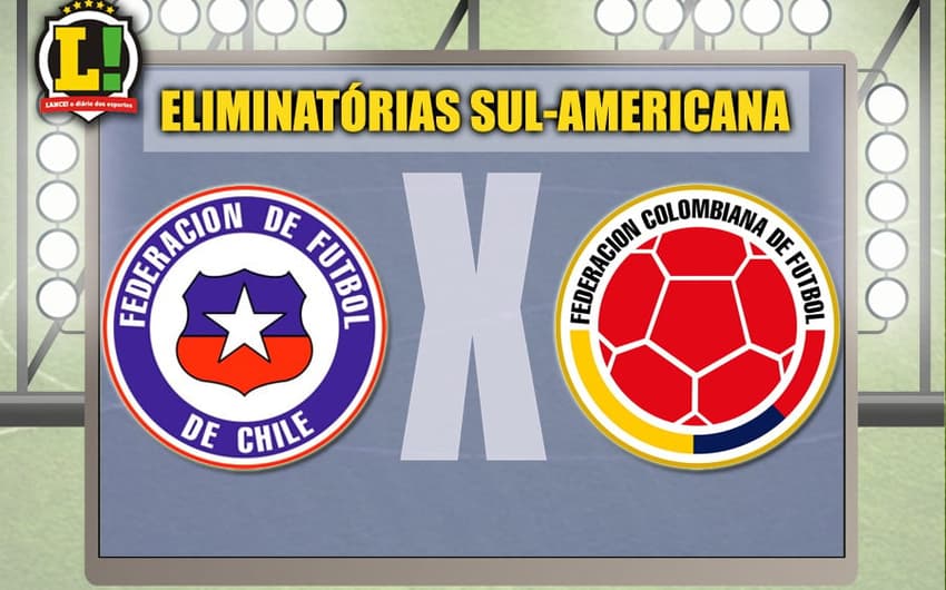 presentação Chile x Colômbia Eliminatórias Sul-Americanas