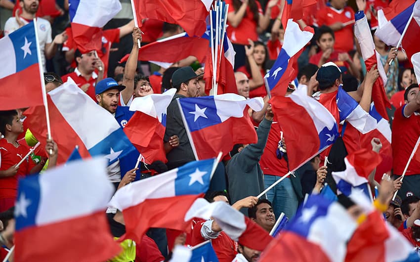 HOME - Chile x Colômbia - Eliminatórias para Copa-2018 - Torcida chilena (Foto: Martin Bernetti/AFP)