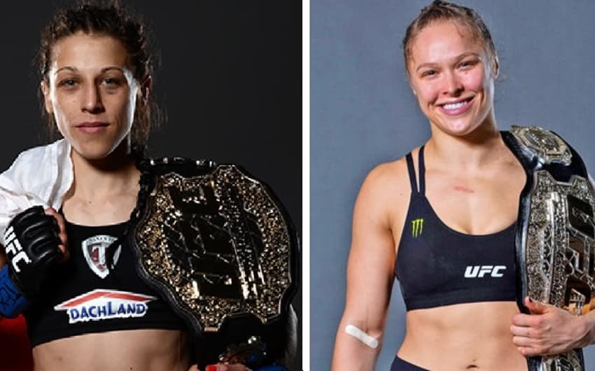 Joanna Jedrzejczyk e Ronda Rousey são amplas favoritas no UFC 193 (FOTOS: Reprodução)