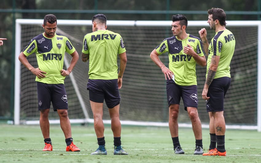 Rafael Carioca, Giovanni Augusto, Dátolo e Lucas Pratto (Foto: Bruno Cantini/Atlético MG)