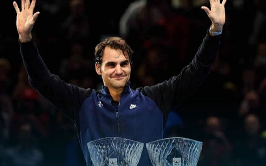 Roger Federer recebe prêmios da ATP