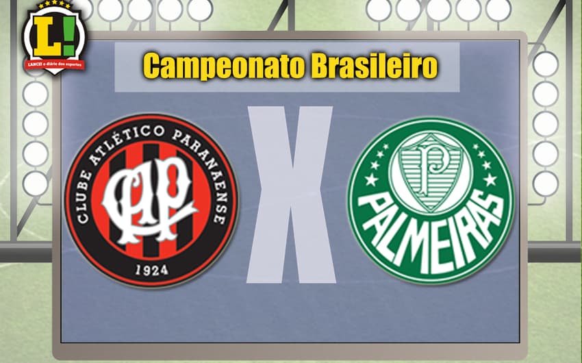 Apresentação Atlético-PR x Palmeiras Campeonato Brasileiro