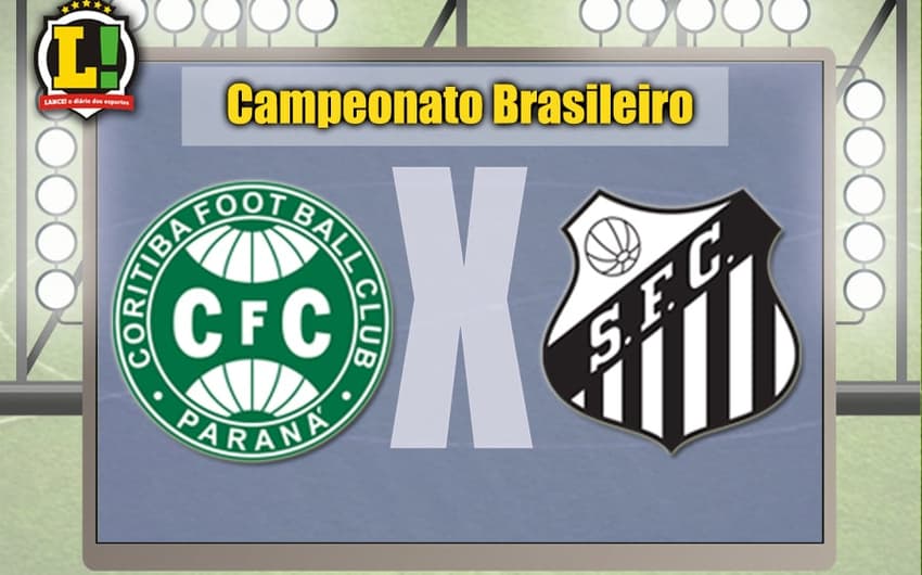 Apresentação Coritiba x Santos Campeonato Brasileiro