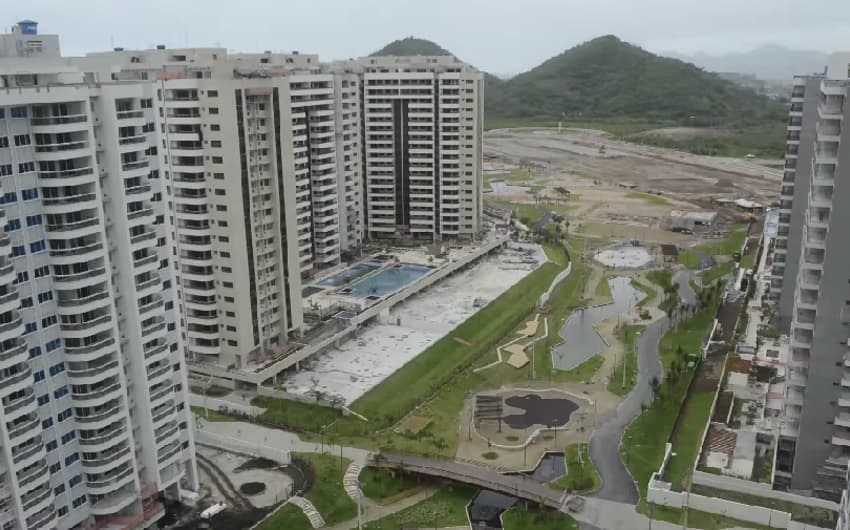 Frame do vídeo da Prefeitura - Vila dos Atletas - Rio-2016 (Foto: Reprodução)