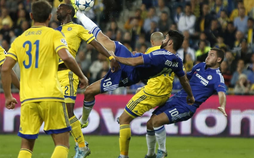 Maccabi Tel Aviv X Chelsea(foto:AFP)
