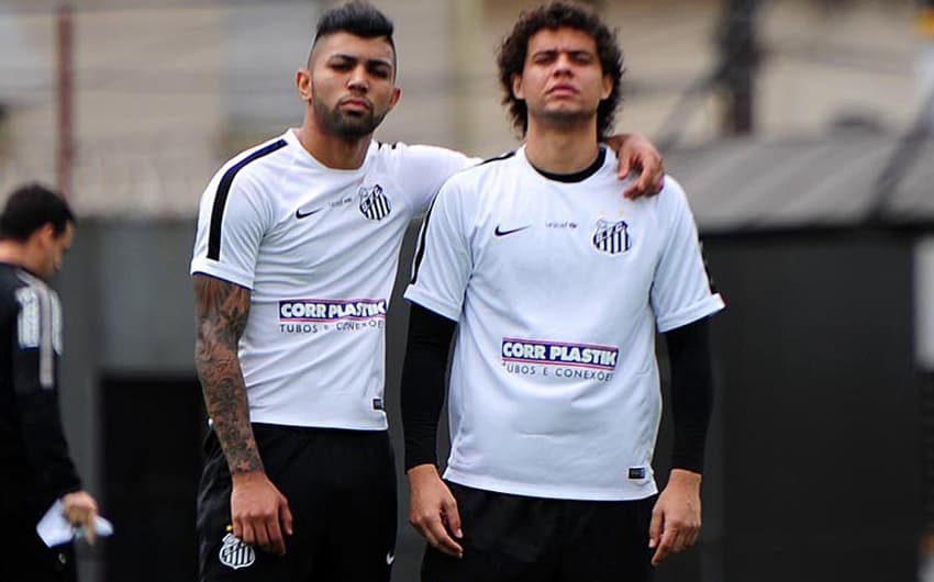 Gabriel e Victor ferraz (Foto: Ivan Storti/Santos FC)