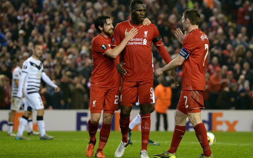 Liverpool x Bordeaux (foto:AFP)