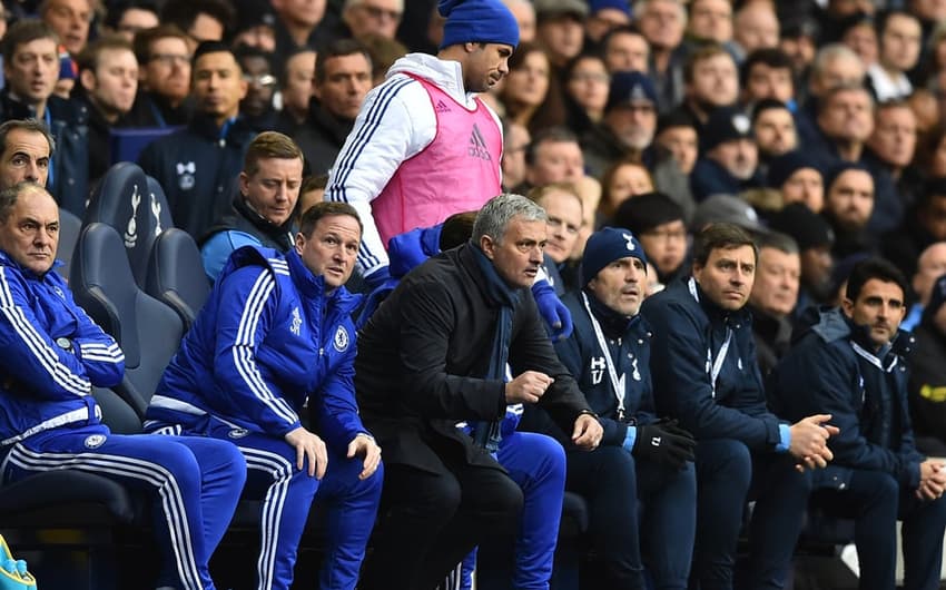 Diego Costa - Tottenham x Chelsea (Foto: AFP)