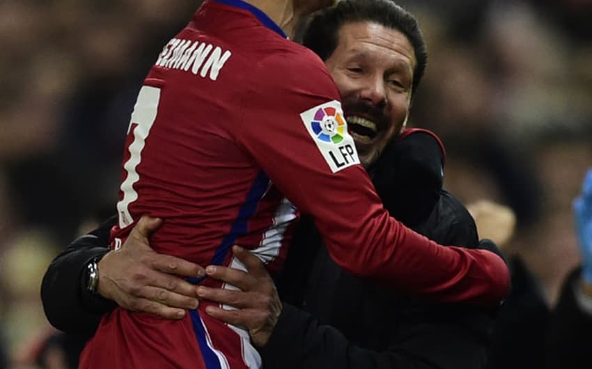 Griezmann foi novamente decisivo para o Atlético de Madrid (Foto: Javier Soriano / AFP)