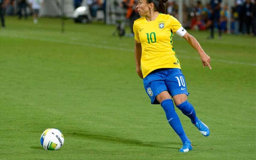 Brasil x Mexico - Marta (foto:Divulgação/CBF)