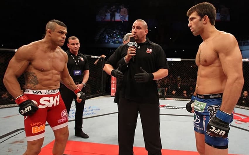 Vitor Belfort e Luke Rockhold se enfrentaram em 2013 (FOTO: UFC)