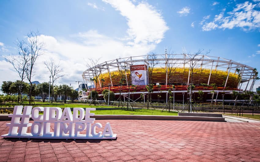Obras das arenas da Olimpíada Rio-2016