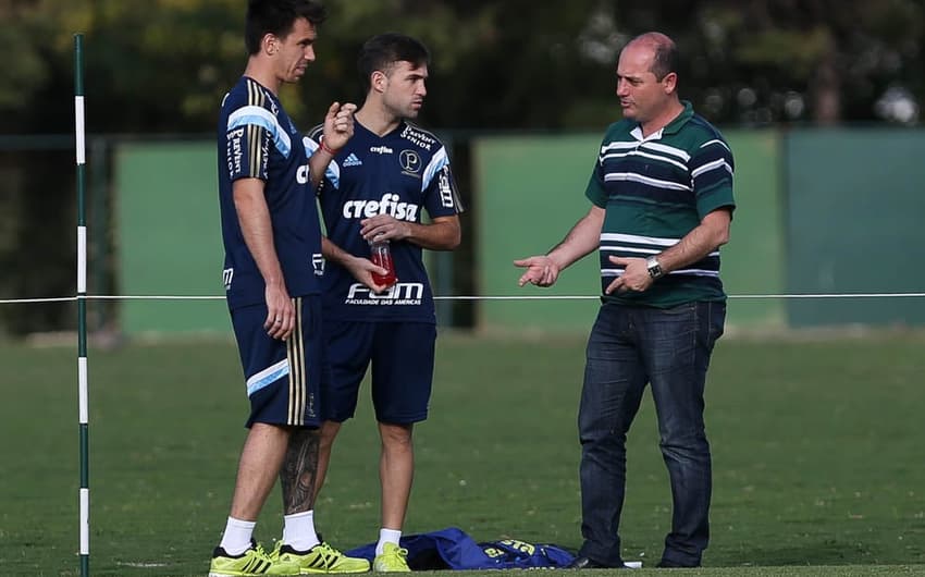Allione e Mouche - Palmeiras (FOTO: Cesar Greco/Palmeiras)