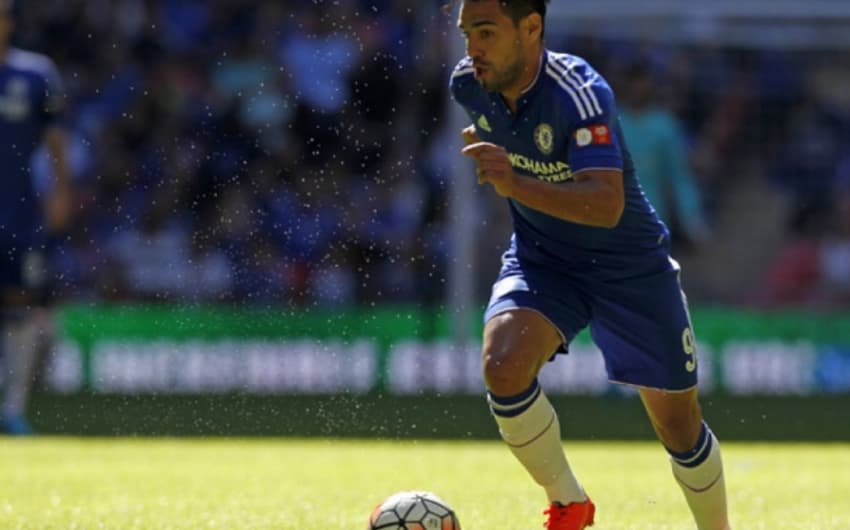 Falcao não rendeu o esperado com a camisa do Chelsea (Foto: Ian Kington / AFP)