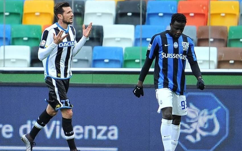Thereau marcou um dos gols da Udinese (Foto: Reprodução / Twitter)