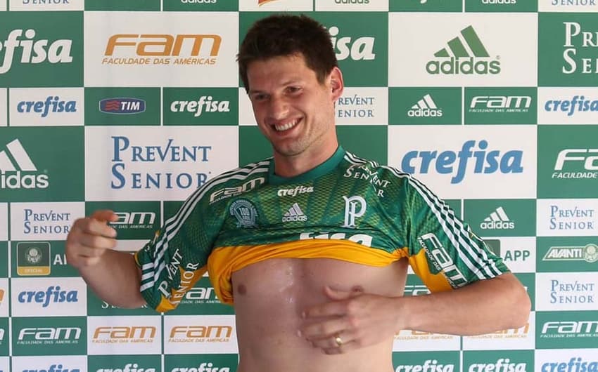Apresentação Vagner do Palmeiras (foto:Cesar Greco)