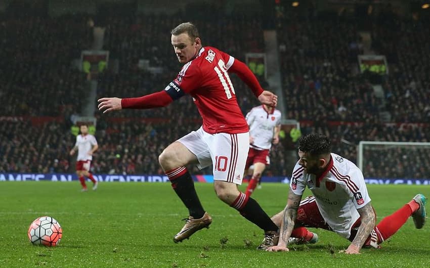 Rooney - Manchester United x Sheffield United (Foto: Reprodução / Facebook)