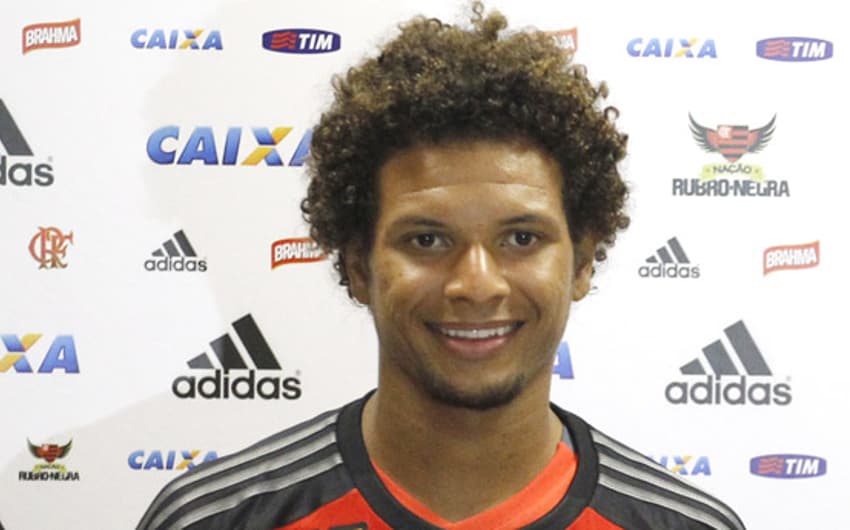 Willian Arão, apresentação no Flamengo (Foto: Gilvan de Souza / Flamengo)