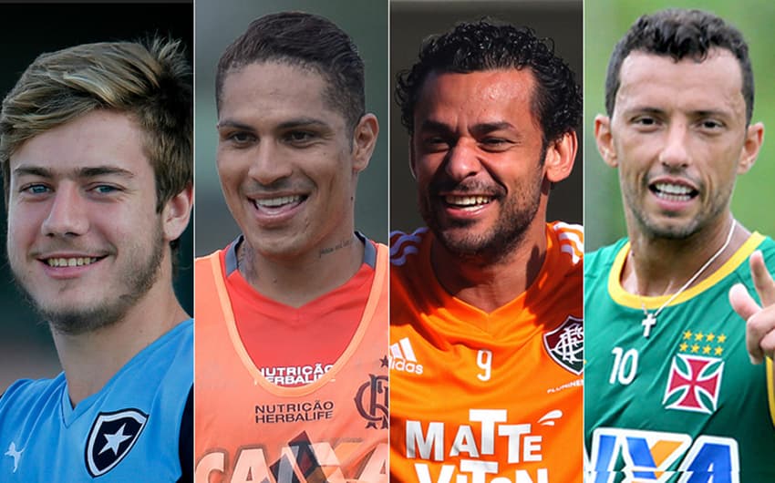 Luis Henrique (Botafogo) / Guerrero (Flamengo) / Fred (Fluminense) / Nenê (Vasco)