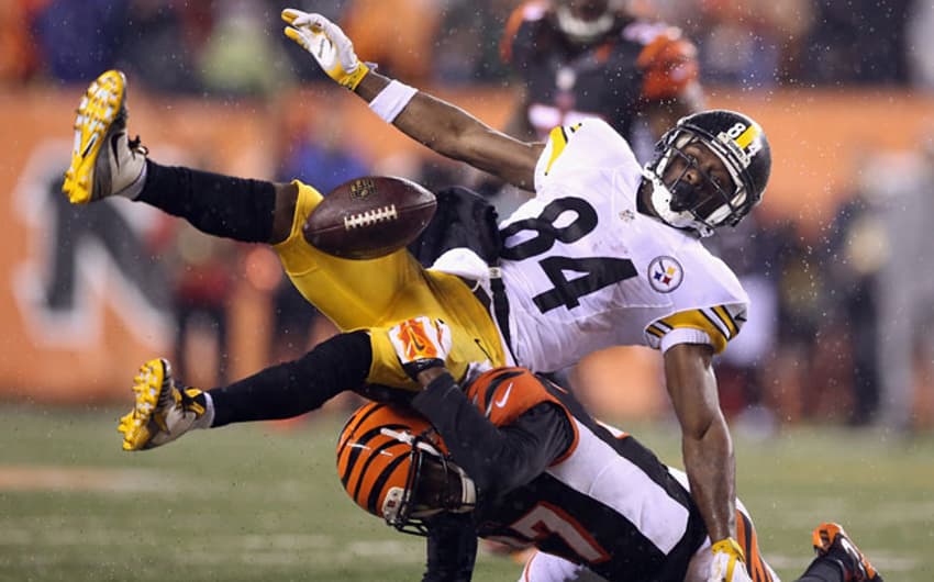 Antonio Brown - Pittsburgh Steelers (Foto: Andy Lyons / AFP)