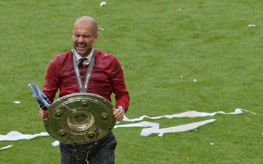 Em sua primeira temporada no Bayern, Guardiola conquistou o Campeonato Alemão