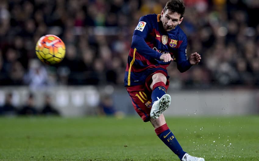 Messi - Barcelona x Athletic Bilbao (Foto: Josep Lago / AFP)