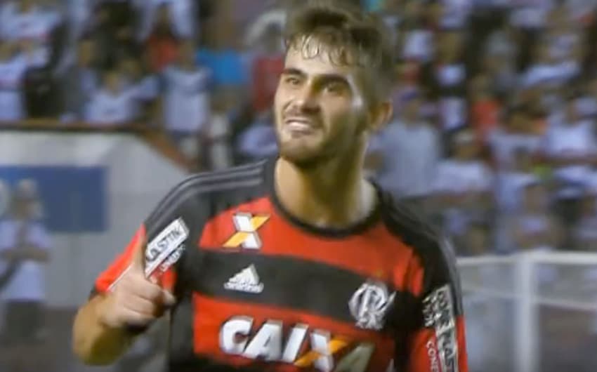HOME - São Paulo x Flamengo - Copinha - Felipe Vizeu (Foto: Reprodução/Sportv)