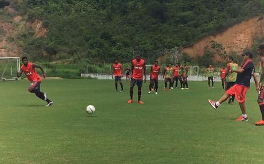 Flamengo treinou no Recife neste sábado (Divulgação/Flamengo)