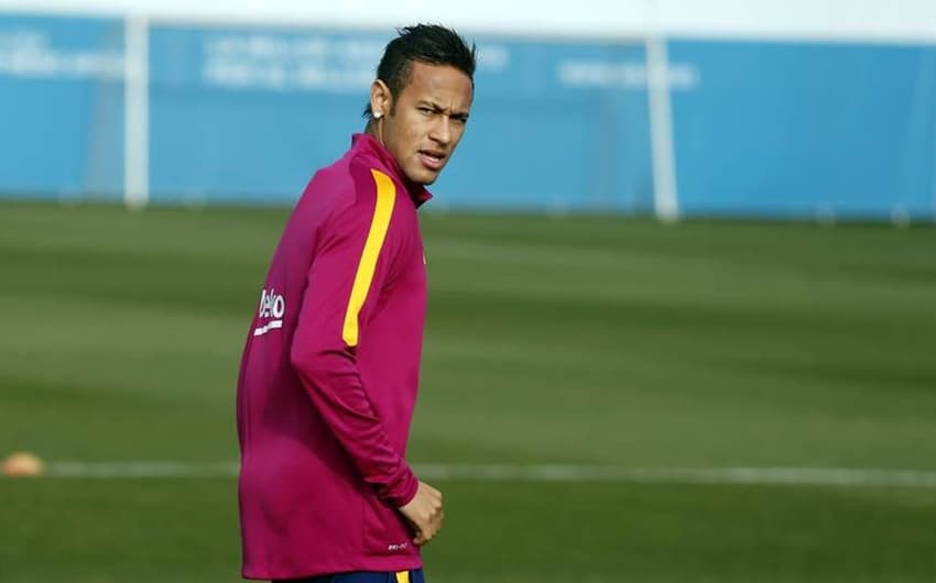 Neymar - Treino do Barcelona
