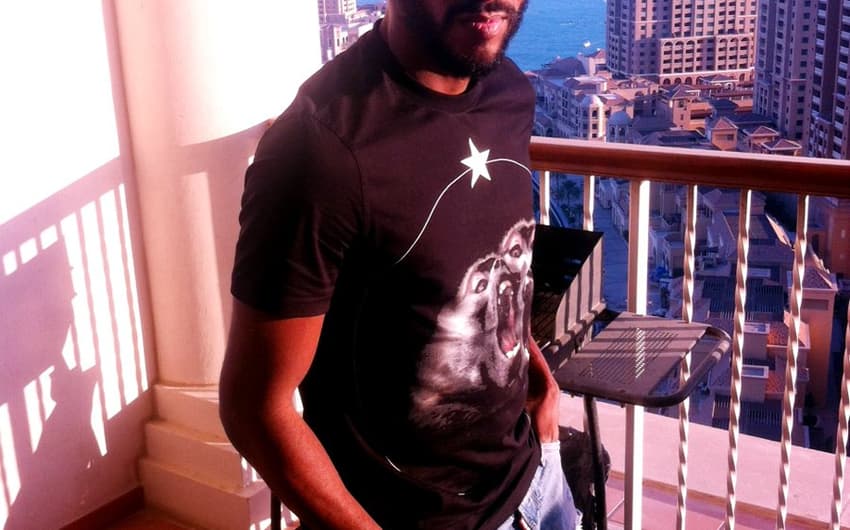Muriqui, do Al-Sadd, do Qatar, recebeu o LANCE! na casa dele, em Doha&nbsp;