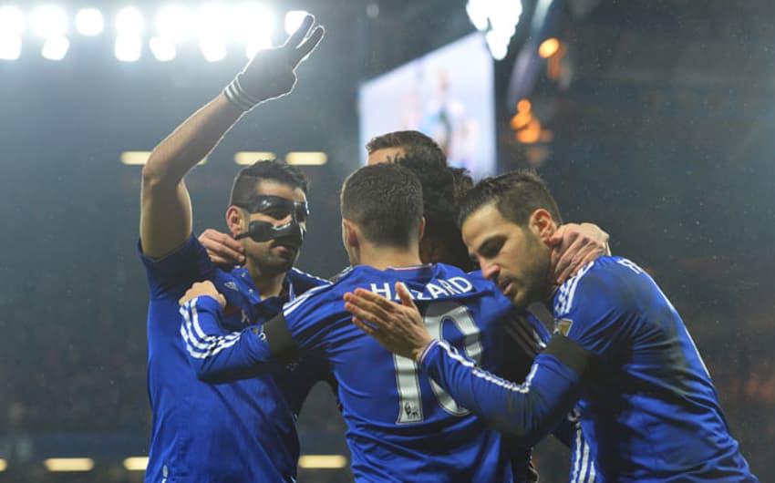 Diego Costa, Hazard e Fabregas - Chelsea x Newcastle